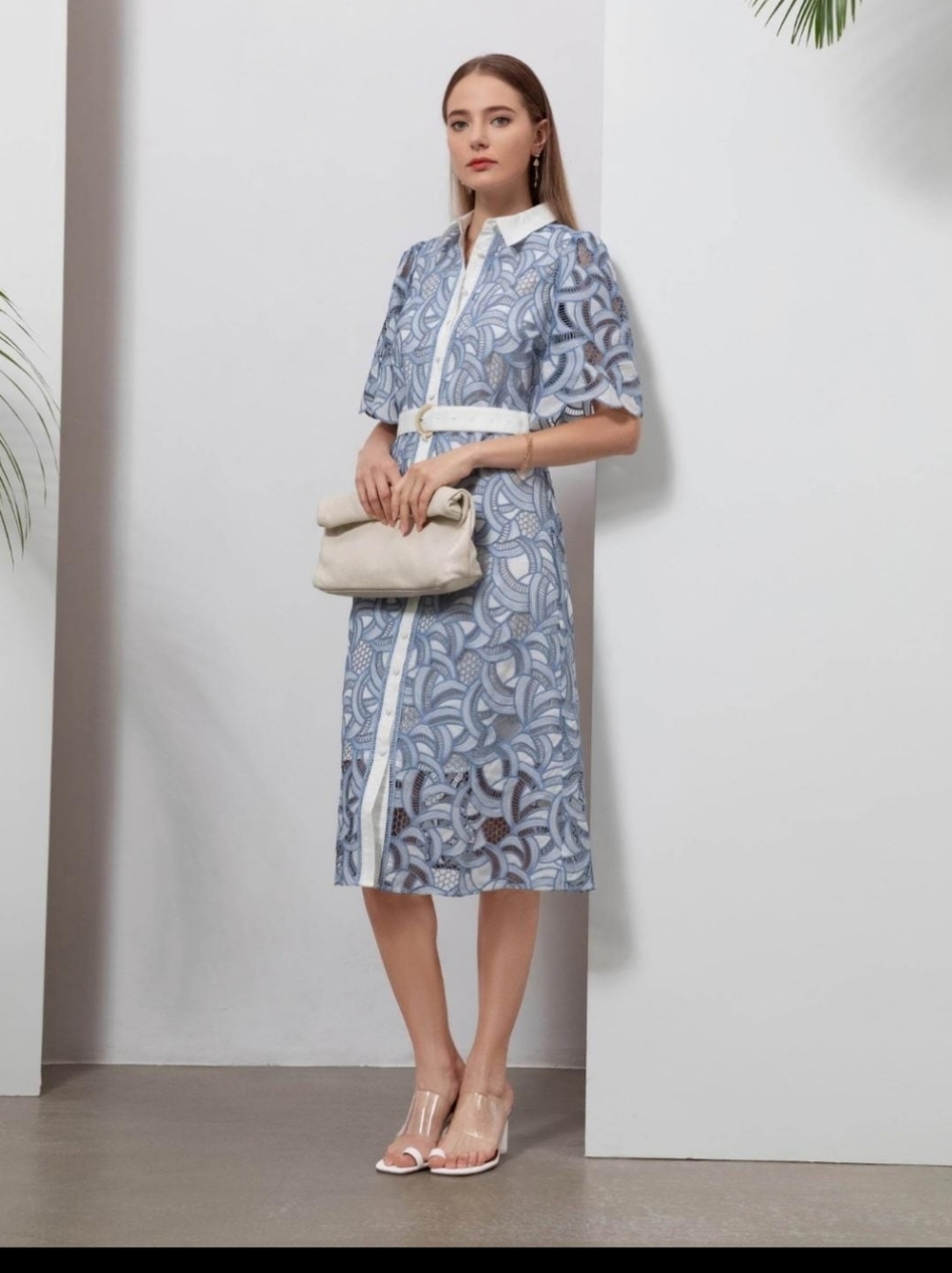 G.D.S Lace Shirt Dress